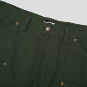 Pass~Port Ripstop Double Knee Diggers Club Short - Dark Green