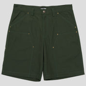 Pass~Port Ripstop Double Knee Diggers Club Short - Dark Green