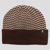 Pass~Port Organic Cotton Zig Zag Beanie - Bark