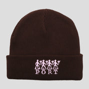 Pass~Port 4 Flowers Organic Cotton Beanie - Choc