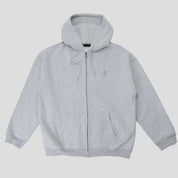 Pass~Port Solid Workers Zip Hood - Ash