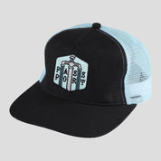 Pass~Port Water Supply Workers Trucker - Black