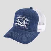Pass~Port Workers Club Denim Packers Trucker - Washed Dark Indigo