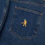 Pass~Port Workers Club Straight Leg Jean - Washed Dark Indigo