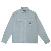Pass~Port Wanderer Workers Long Sleeve Shirt - Ice