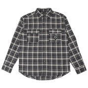 Pass~Port Wanderer Flannel Vineyard Shirt - Black