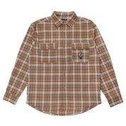 Pass~Port Wanderer Flannel Vineyard Shirt - Caramel