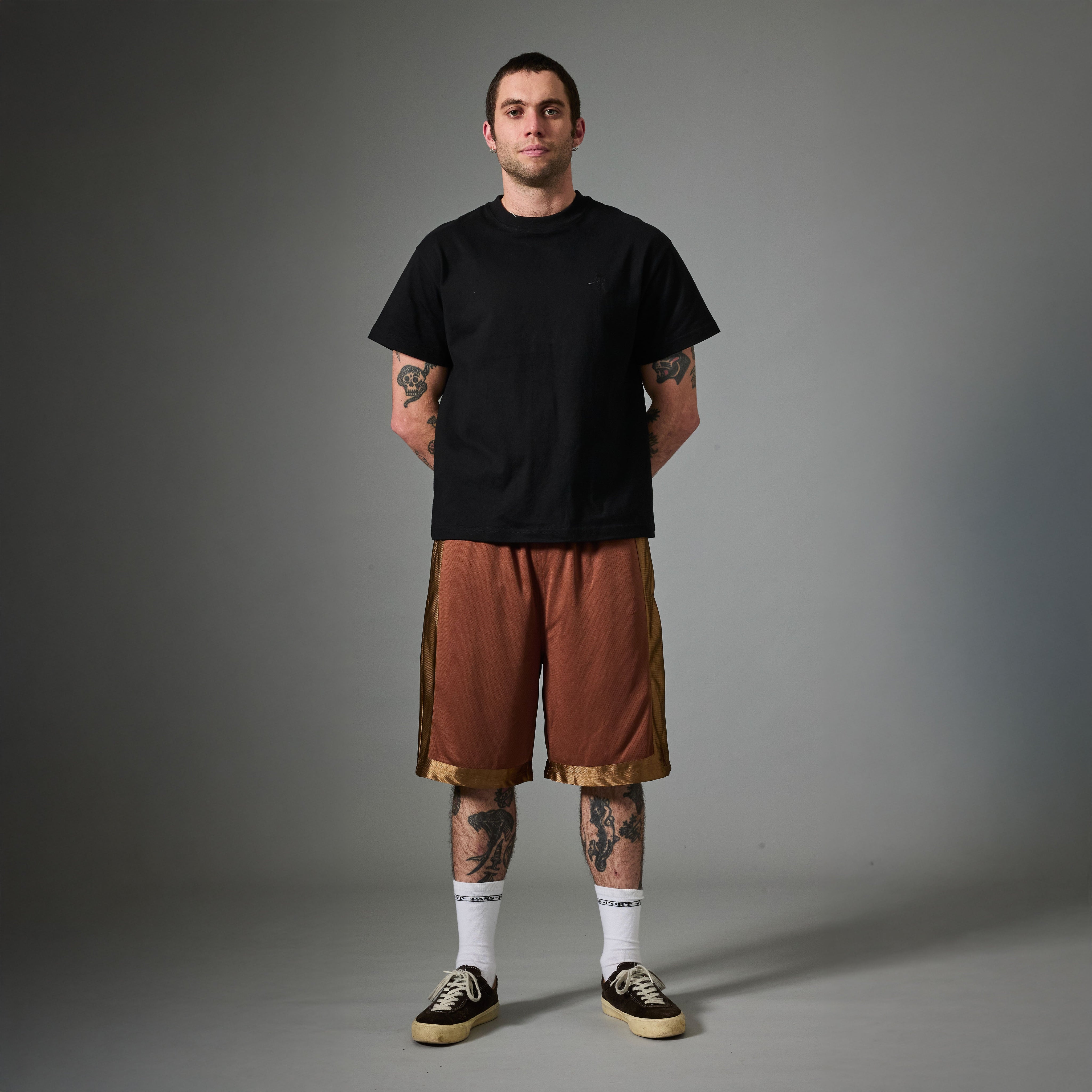 Pass~Port Mesh Casual Short - Bark