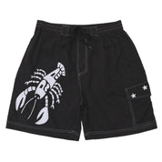 Pass~Port Seafood Staff Boardshorts - Black