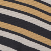Pass~Port Striped Organic Knit Sweater - Grey