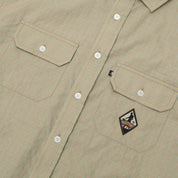 Pass~Port Wanderer Workers Long Sleeve Shirt - Khaki