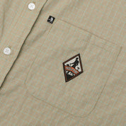 Pass~Port Wanderer Workers Short Sleeve Shirt - Khaki