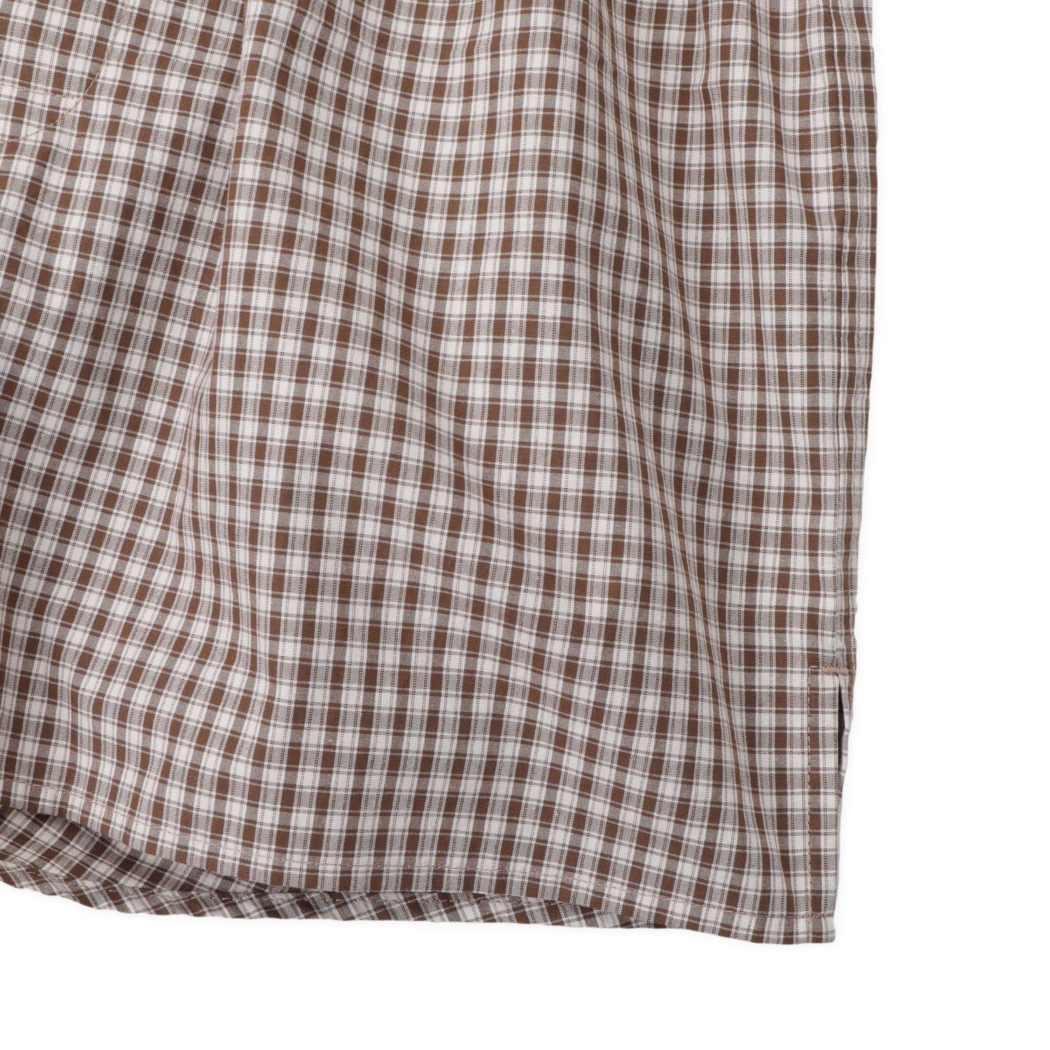 Pass~Port Workers Check Boxer Shorts - Brown