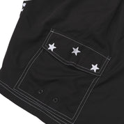 Pass~Port Seafood Staff Boardshorts - Black