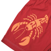 Pass~Port Seafood Staff Boardshorts - Lobster Red