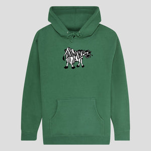Crying Cow Hoodie (Kelly Green)