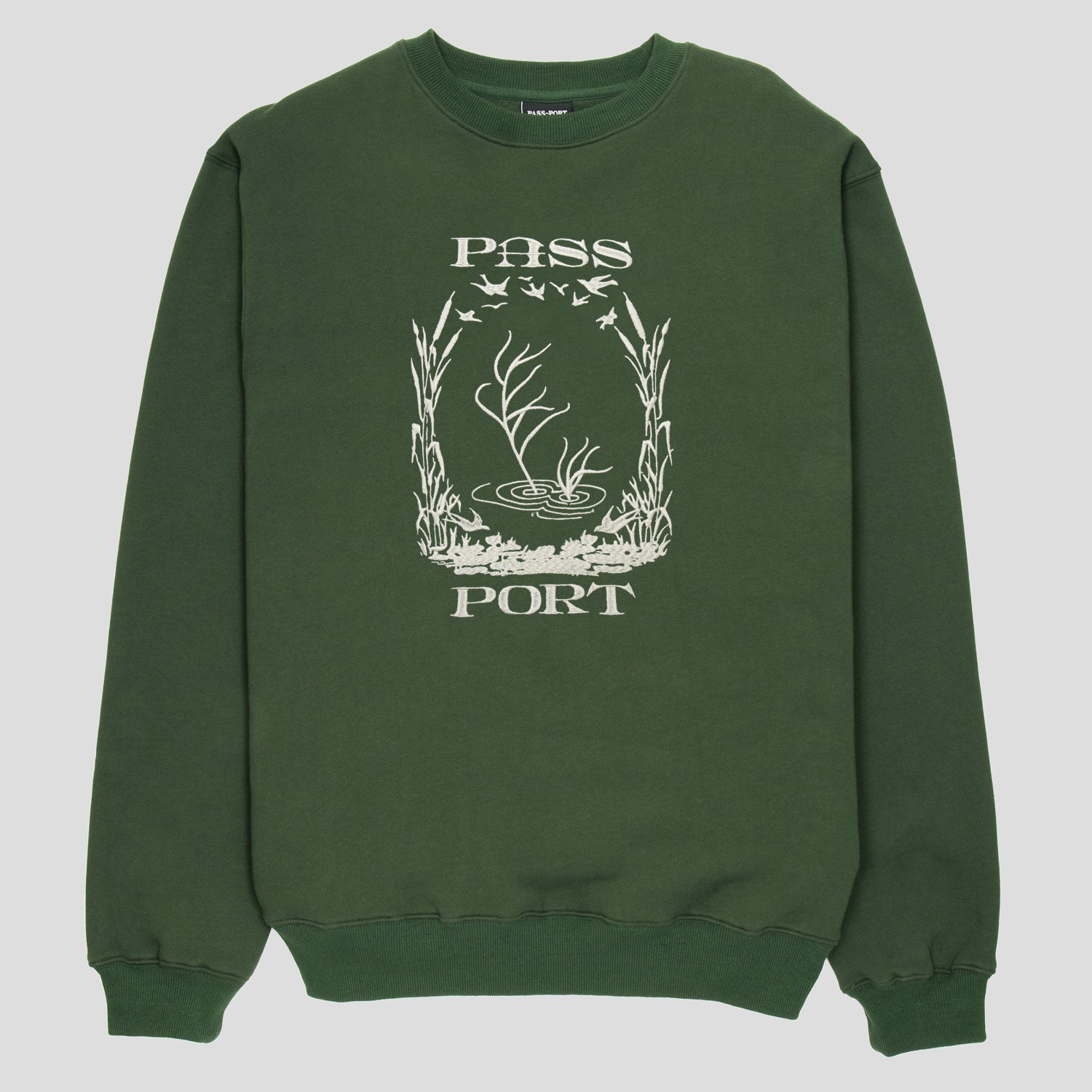 Everglade Embroidery Sweater (Forest Green)