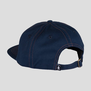 Pass~Port Pattoned Casual Cap - Navy