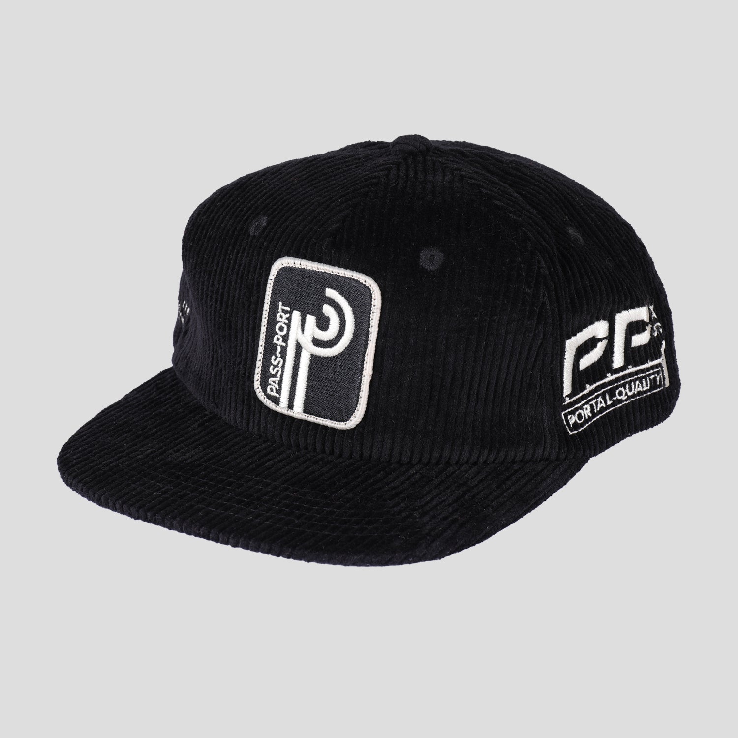 Pass~Port Long Con Workers Cap - Black