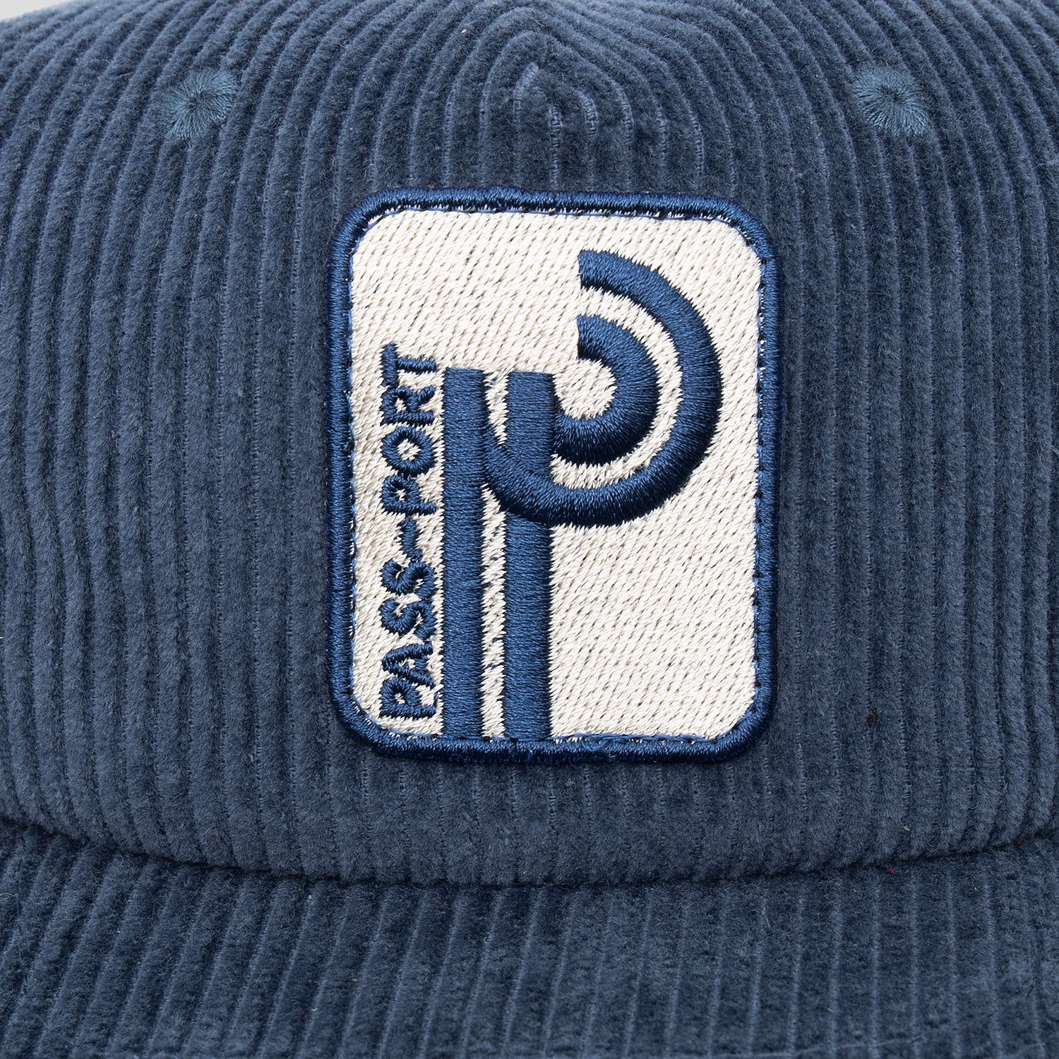 Pass~Port Long Con Workers Cap - Washed Royal Blue