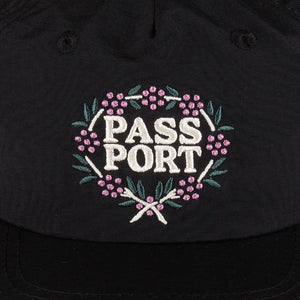 Pass~Port Wattle RPET Workers Cap - Black / Off White