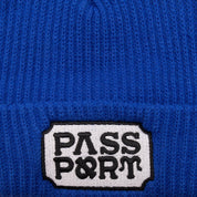 Pass~Port Yearbook Logo Beanie - Royal Blue