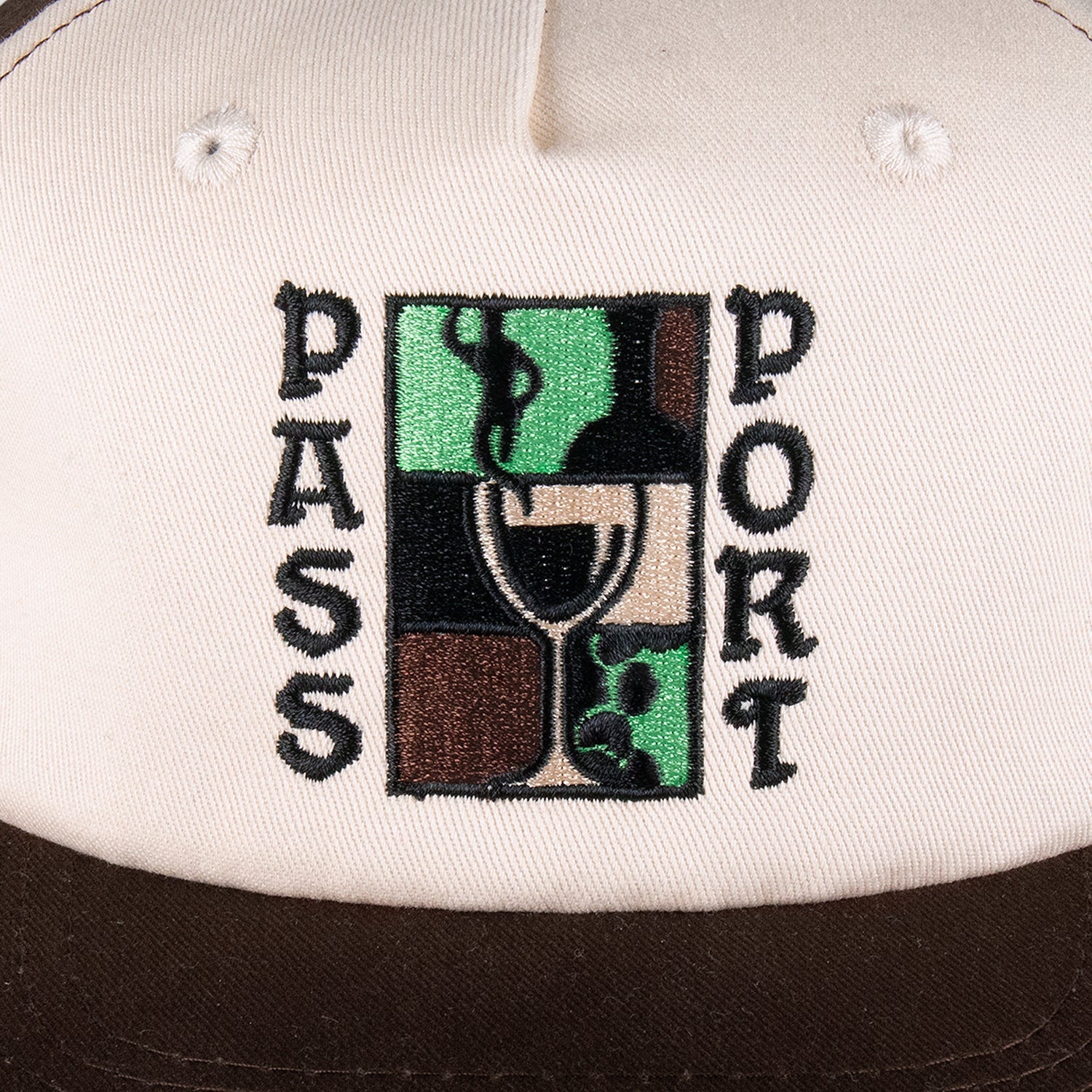 Pass~Port Dine Em' Workers Cap - Chocolate / Off White