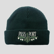 Pass~Port Lily of The Valley Beanie - Dark Green