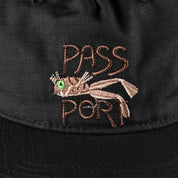 Pass~Port Frog Lure Ripstop Workers Cap - Black