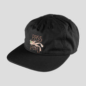 Pass~Port Frog Lure Ripstop Workers Cap - Black