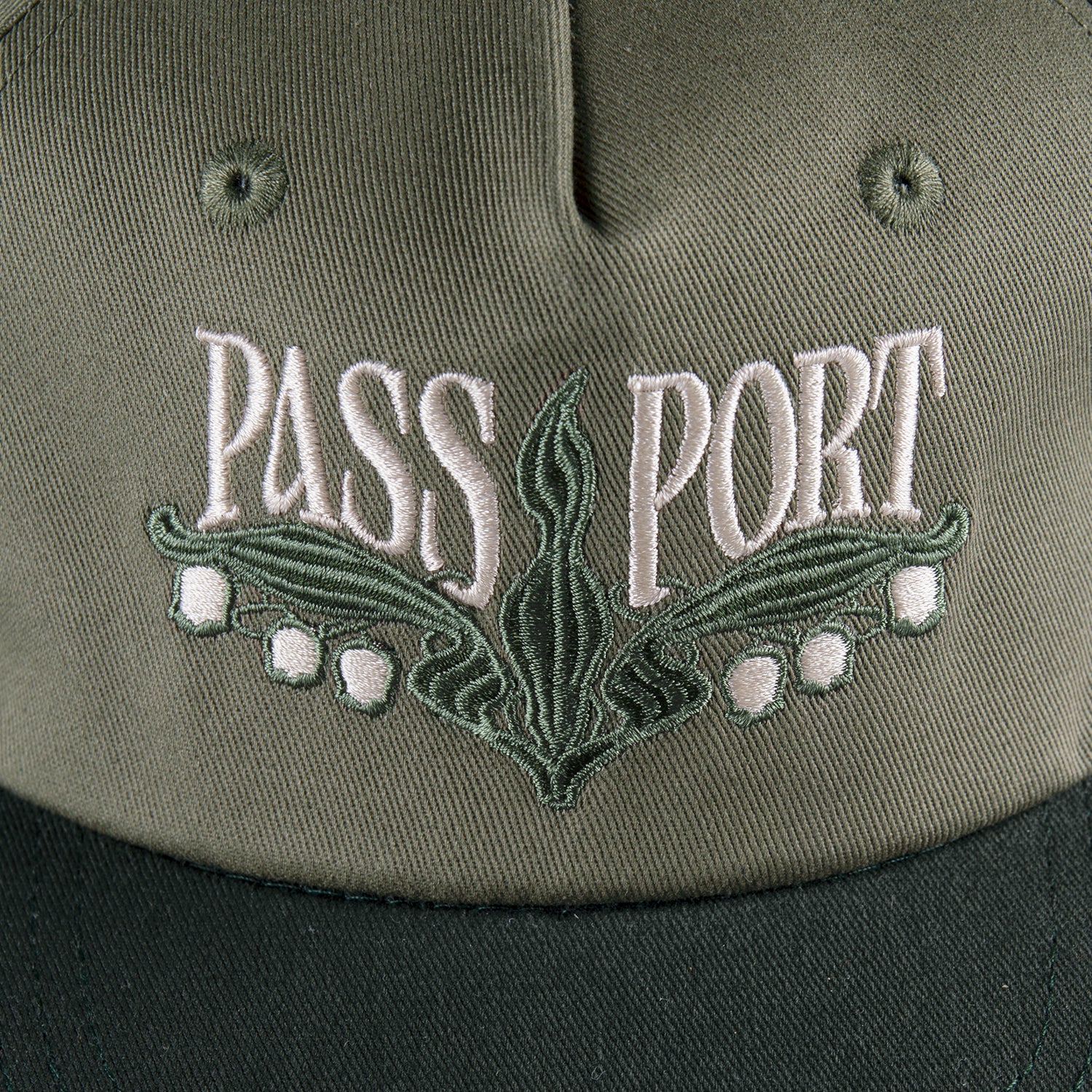 Pass~Port Lily of The Valley Workers Cap - Moss / Dark Military