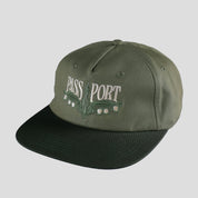Pass~Port Lily of The Valley Workers Cap - Moss / Dark Military