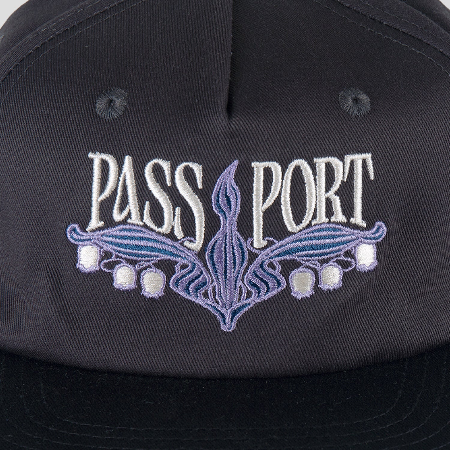 Pass~Port Lily of The Valley Workers Cap - Tar / Pitch Black