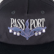 Pass~Port Lily of The Valley Workers Cap - Tar / Pitch Black