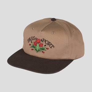 Pass~Port Bloom Workers Cap - Chocolate / Sand