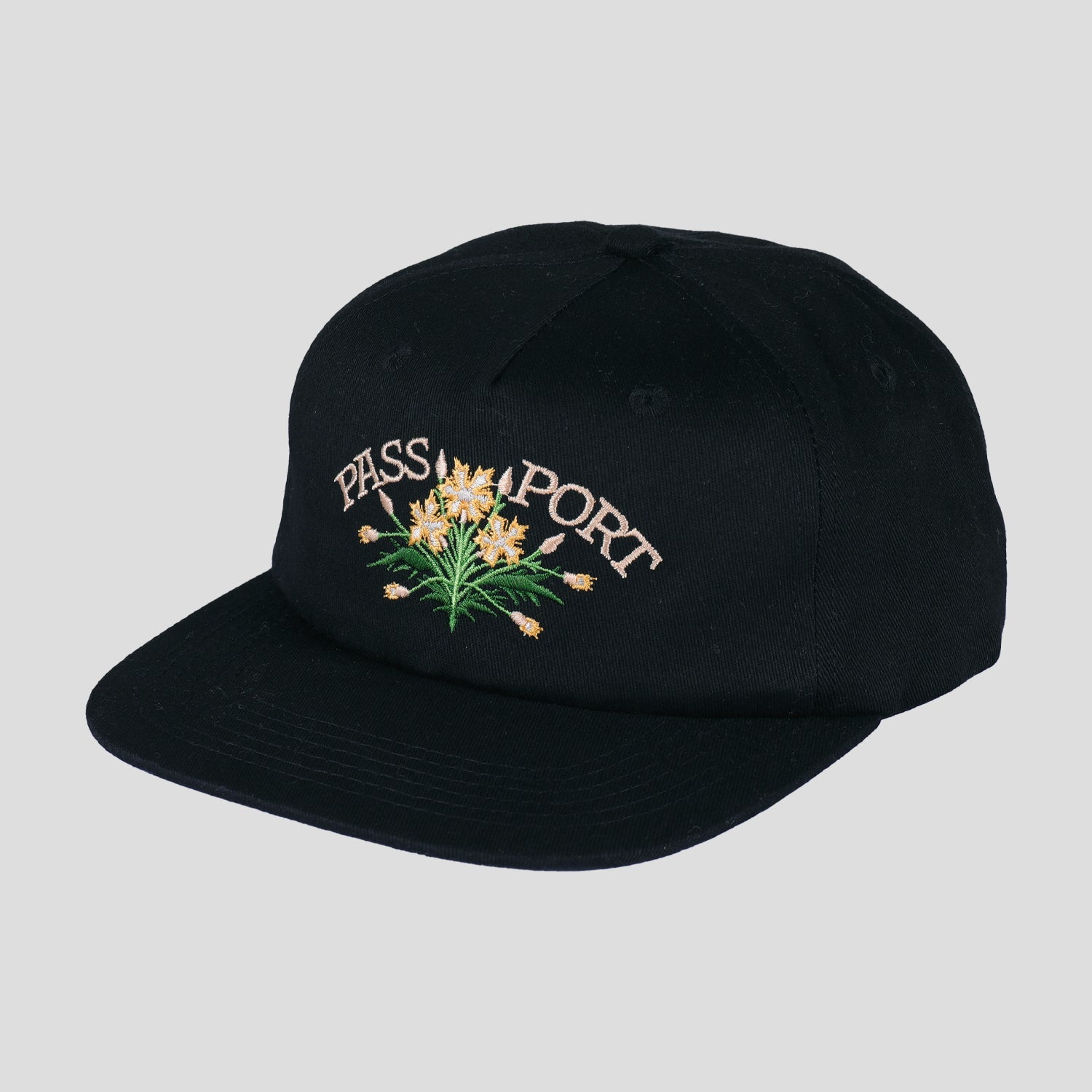 Pass~Port Bloom Workers Cap - Black