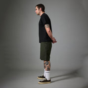 Pass~Port Ripstop Double Knee Diggers Club Short - Dark Green