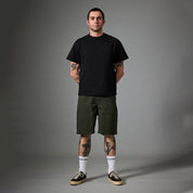Pass~Port Ripstop Double Knee Diggers Club Short - Dark Green