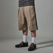 Pass~Port Herringbone Leagues Club Stripe Short - Stone / Black