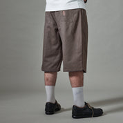 Pass~Port Herringbone Leagues Club Short - Dusty Brown