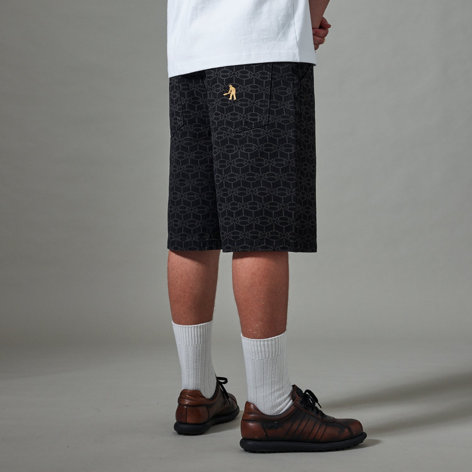 Pass~Port Soap Sparkle Workers Club Jean Short - Washed Black
