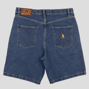 Pass~Port Workers Club Denim Short - Washed Dark Indigo