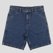 Pass~Port Workers Club Denim Short - Washed Dark Indigo