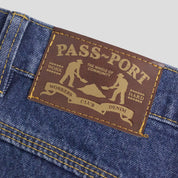 Pass~Port Workers Club Denim Short - Washed Dark Indigo