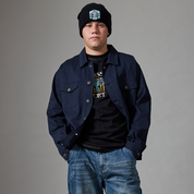 Pass~Port Workers Overshirt - Navy