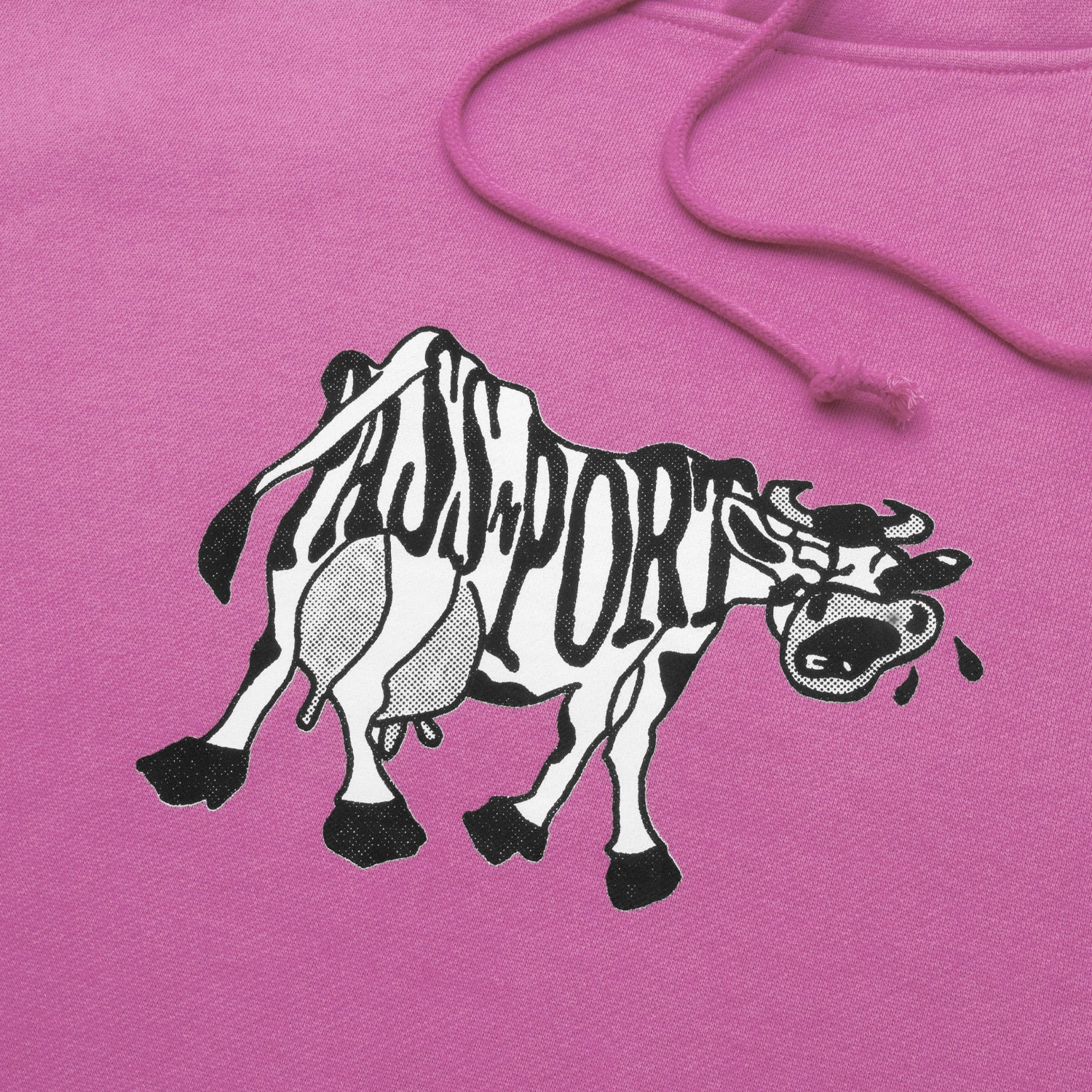 Crying Cow Hoodie (Pink Milk)