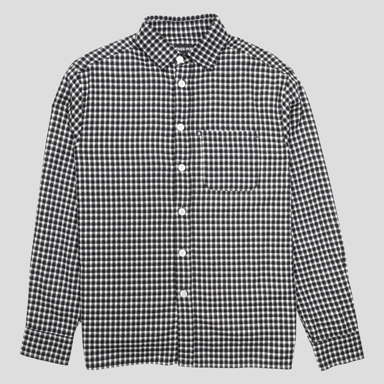 Workers Check Shirt LS (Black) CO