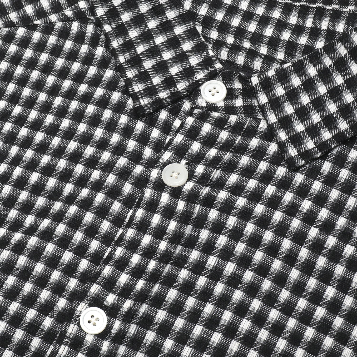 Workers Check Shirt SS (Black) CO