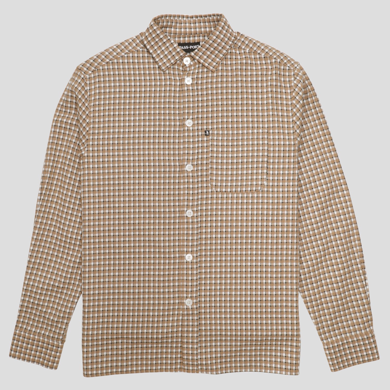 Workers Check Shirt LS (Sand)