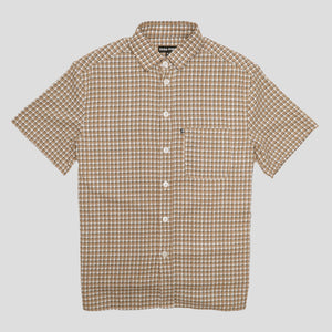 Workers Check Shirt SS (Sand)